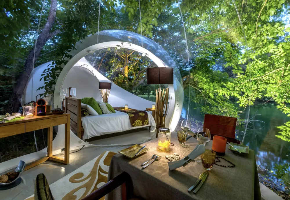 stargazing bubble tent